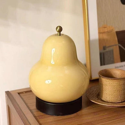 Pear-Shaped LED Table Lamp with Touch Control for Ambient Lighting