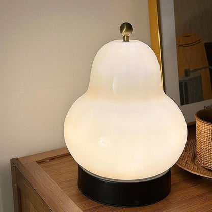 Pear-Shaped LED Table Lamp with Touch Control for Ambient Lighting