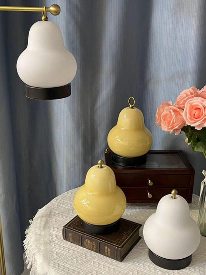 Pear-Shaped LED Table Lamp with Touch Control for Ambient Lighting