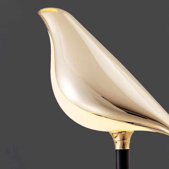 Perch LED Floor Lamp with Magpie Silhouette