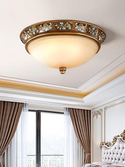 Pineapple Resin Recessed LED Ceiling Light