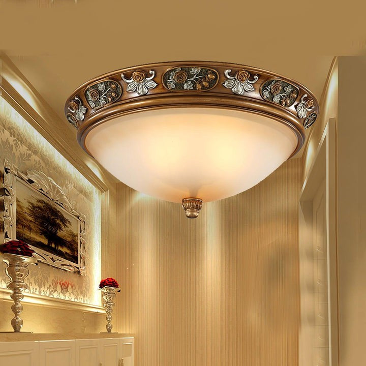 Pineapple Resin Recessed LED Ceiling Light