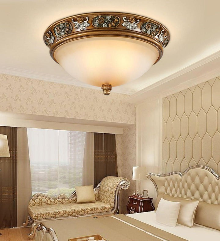 Pineapple Resin Recessed LED Ceiling Light