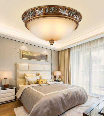 Pineapple Resin Recessed LED Ceiling Light