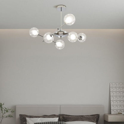 Polished Chrome Sputnik LED Chandelier