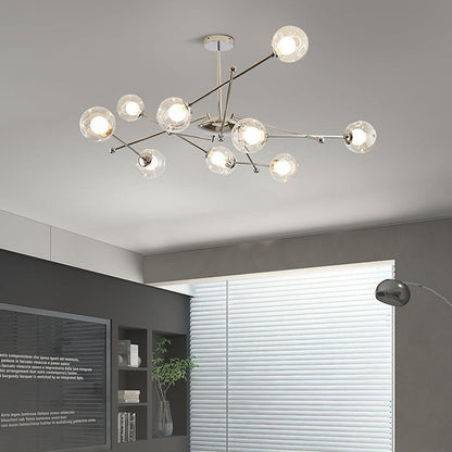 Polished Chrome Sputnik LED Chandelier