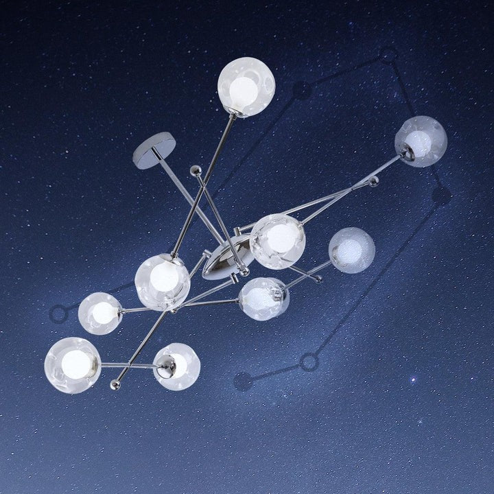 Polished Chrome Sputnik LED Chandelier