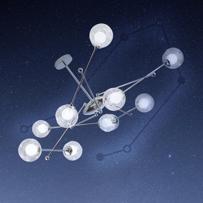 Polished Chrome Sputnik LED Chandelier