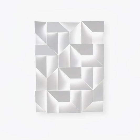 Rechargeable LED Aluminum Wall Sconce in Matte White