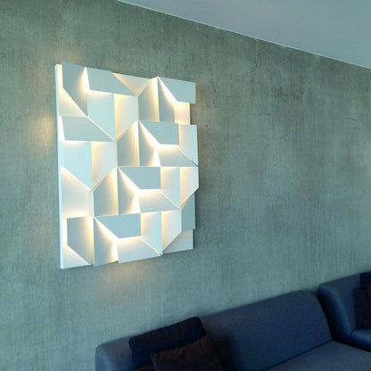Rechargeable LED Aluminum Wall Sconce in Matte White