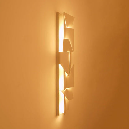 Rechargeable LED Aluminum Wall Sconce in Matte White