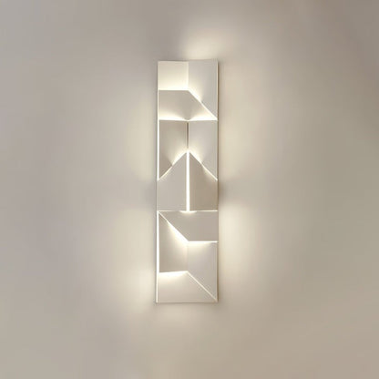 Rechargeable LED Aluminum Wall Sconce in Matte White