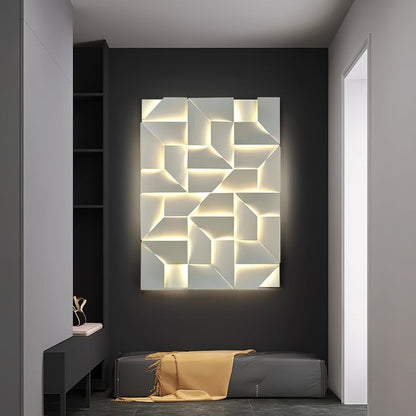 Rechargeable LED Aluminum Wall Sconce in Matte White
