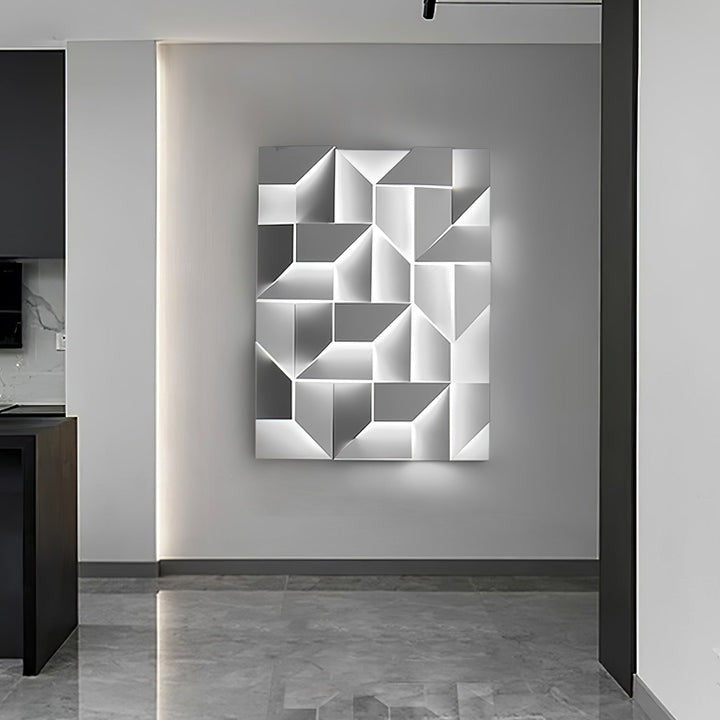 Rechargeable LED Aluminum Wall Sconce in Matte White