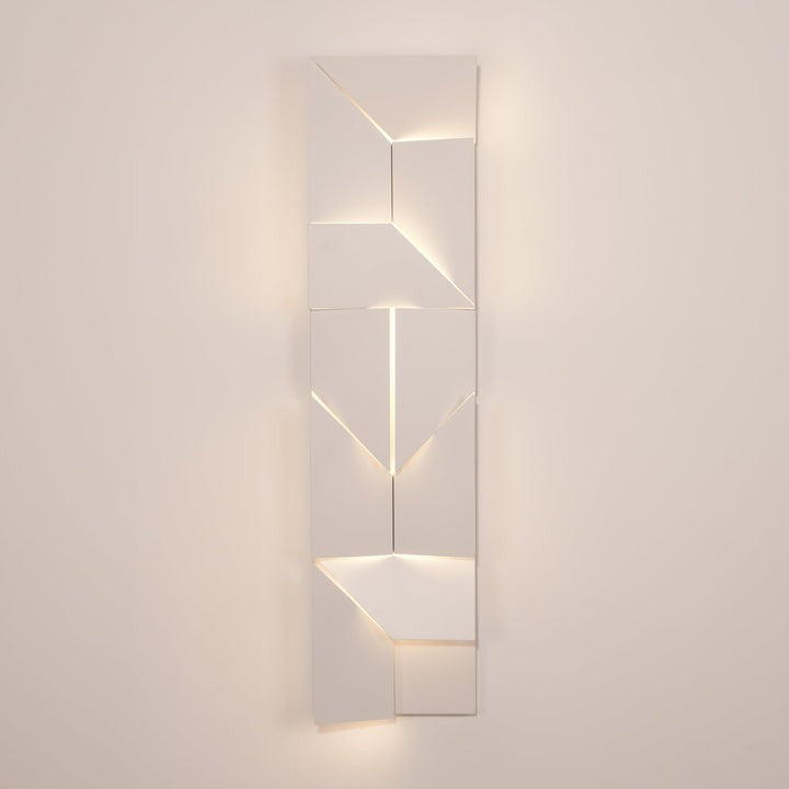 Rechargeable LED Aluminum Wall Sconce in Matte White