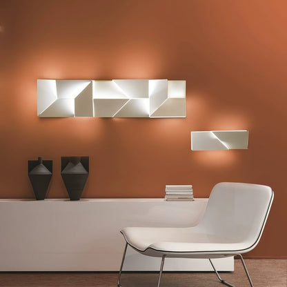 Rechargeable LED Aluminum Wall Sconce in Matte White