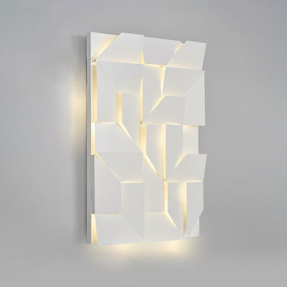 Rechargeable LED Aluminum Wall Sconce in Matte White