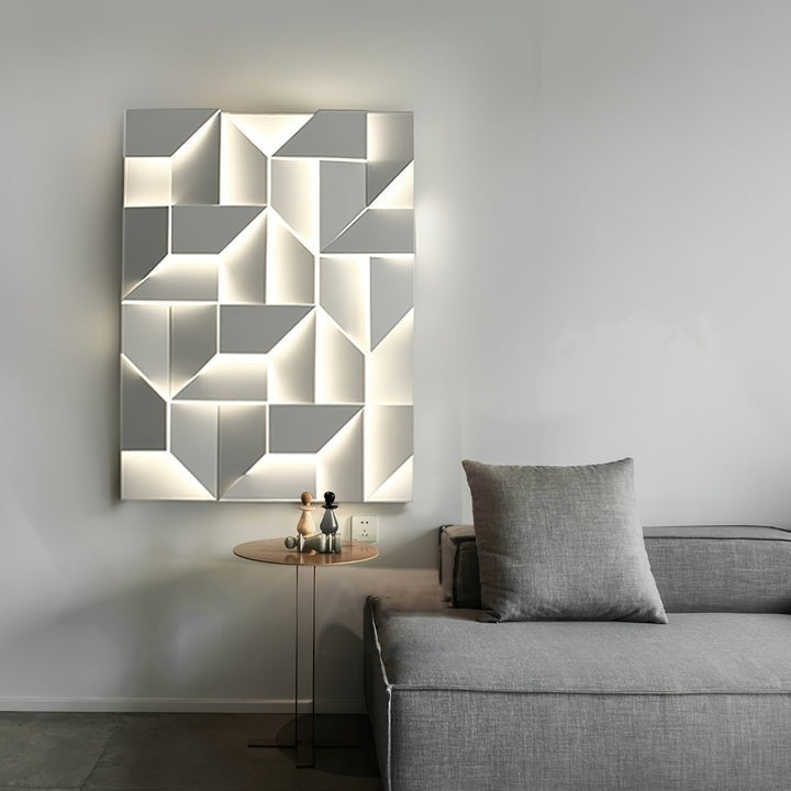 Rechargeable LED Aluminum Wall Sconce in Matte White
