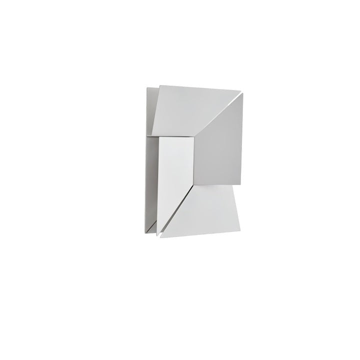 Rechargeable LED Aluminum Wall Sconce in Matte White