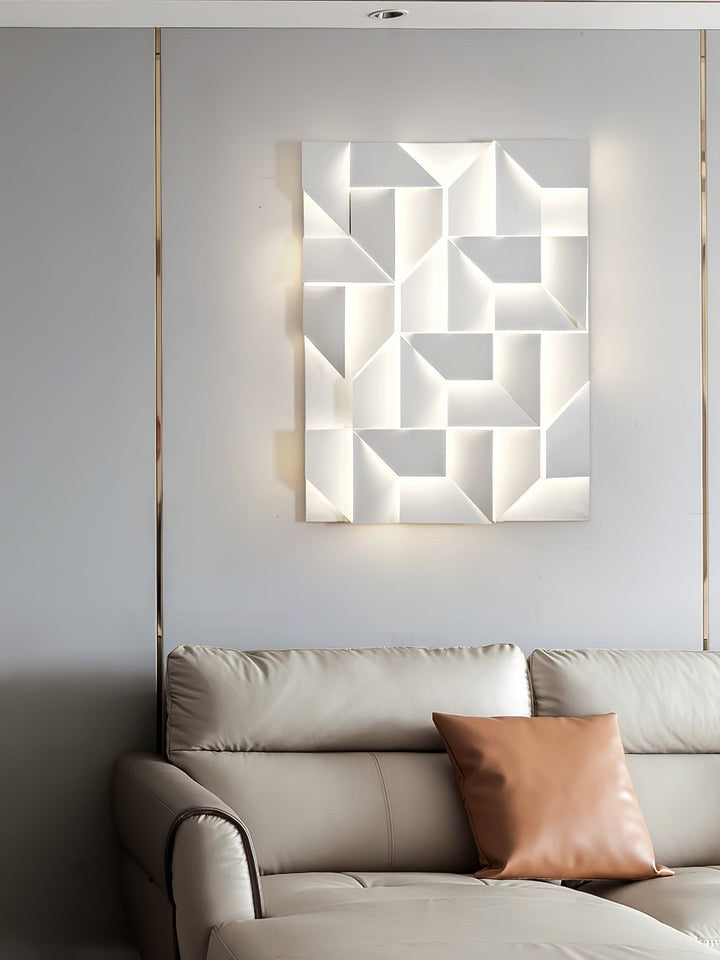 Rechargeable LED Aluminum Wall Sconce in Matte White