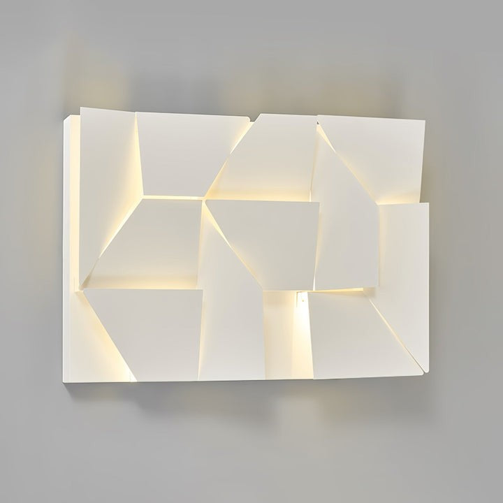 Rechargeable LED Aluminum Wall Sconce in Matte White
