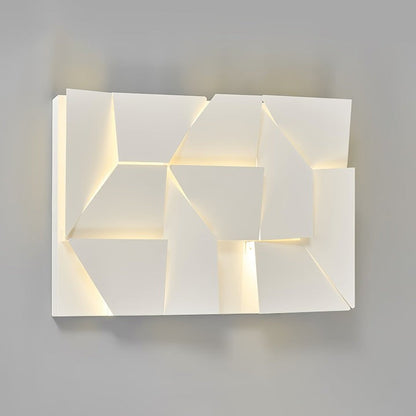 Rechargeable LED Aluminum Wall Sconce in Matte White