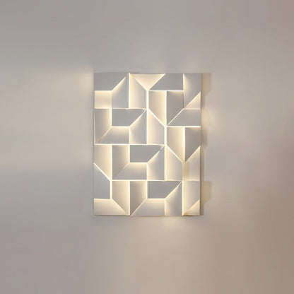 Rechargeable LED Aluminum Wall Sconce in Matte White