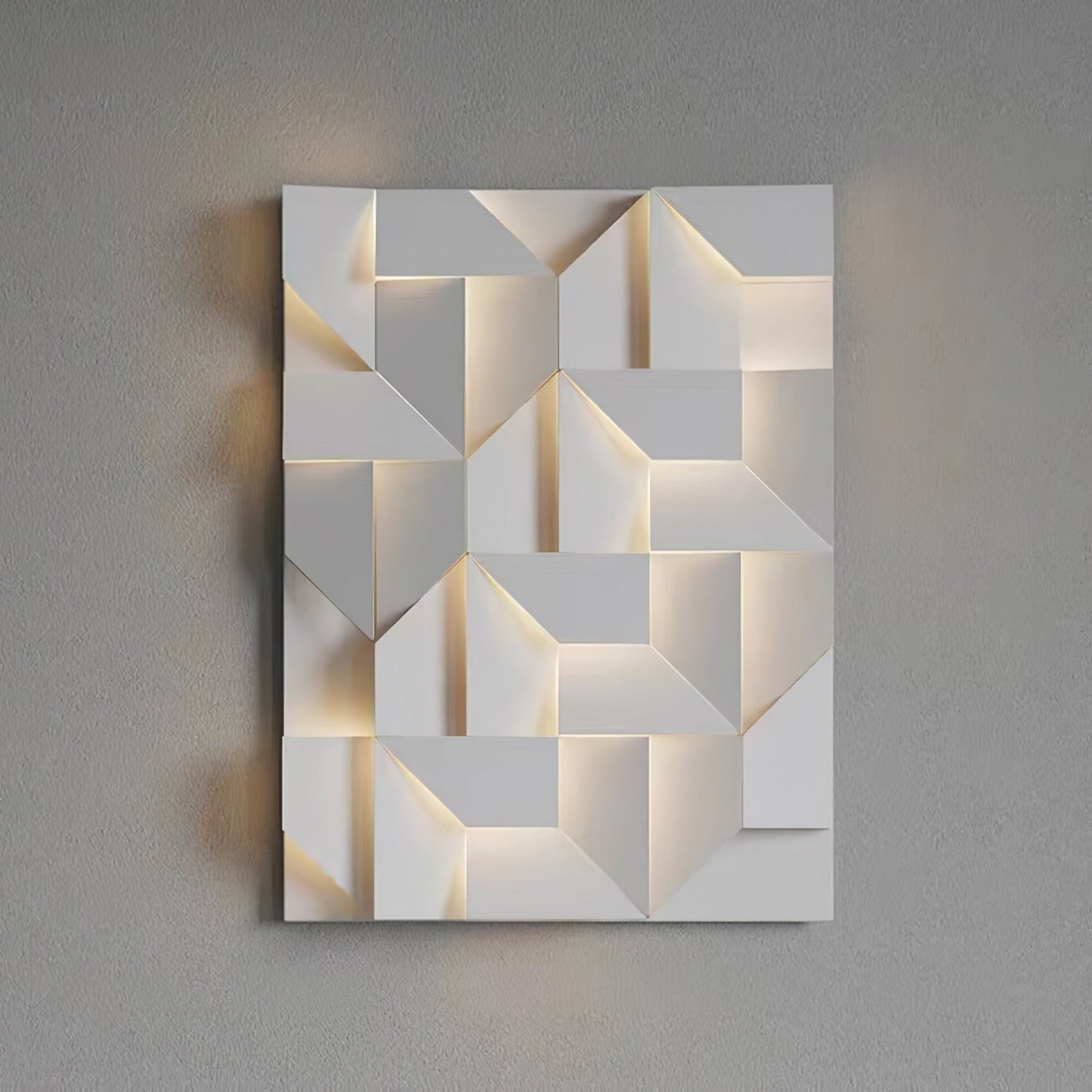 Rechargeable LED Aluminum Wall Sconce in Matte White