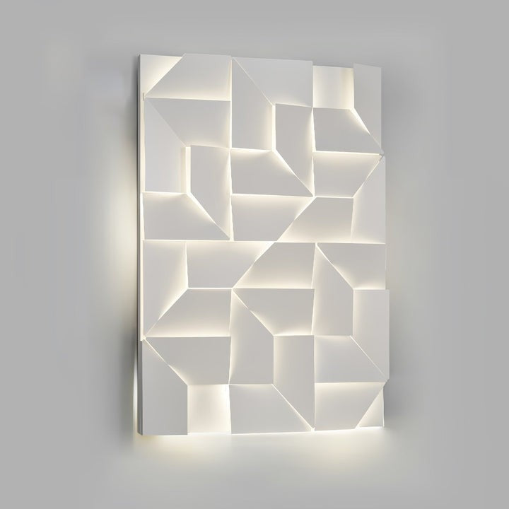 Rechargeable LED Aluminum Wall Sconce in Matte White
