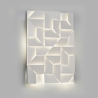 Rechargeable LED Aluminum Wall Sconce in Matte White