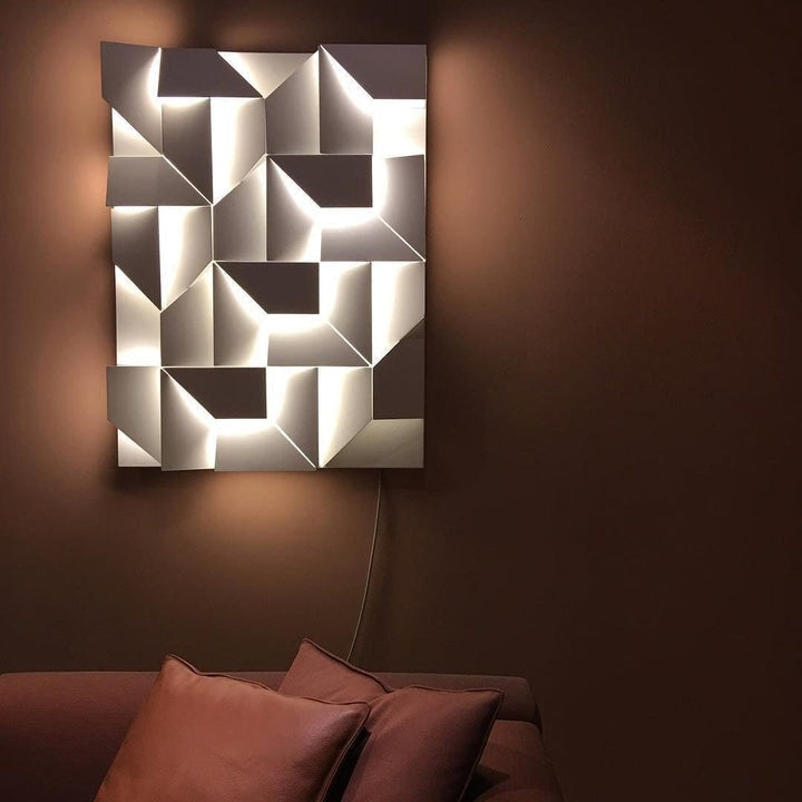 Rechargeable LED Aluminum Wall Sconce in Matte White