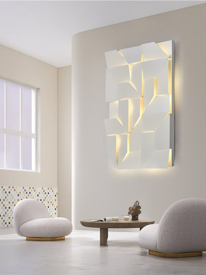 Rechargeable LED Aluminum Wall Sconce in Matte White
