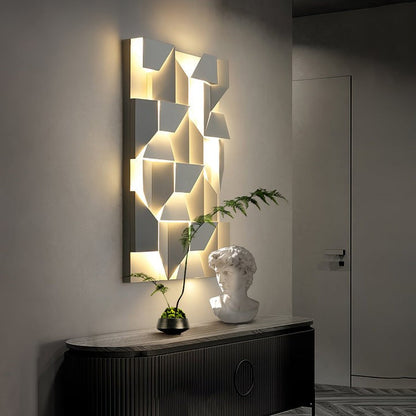 Rechargeable LED Aluminum Wall Sconce in Matte White