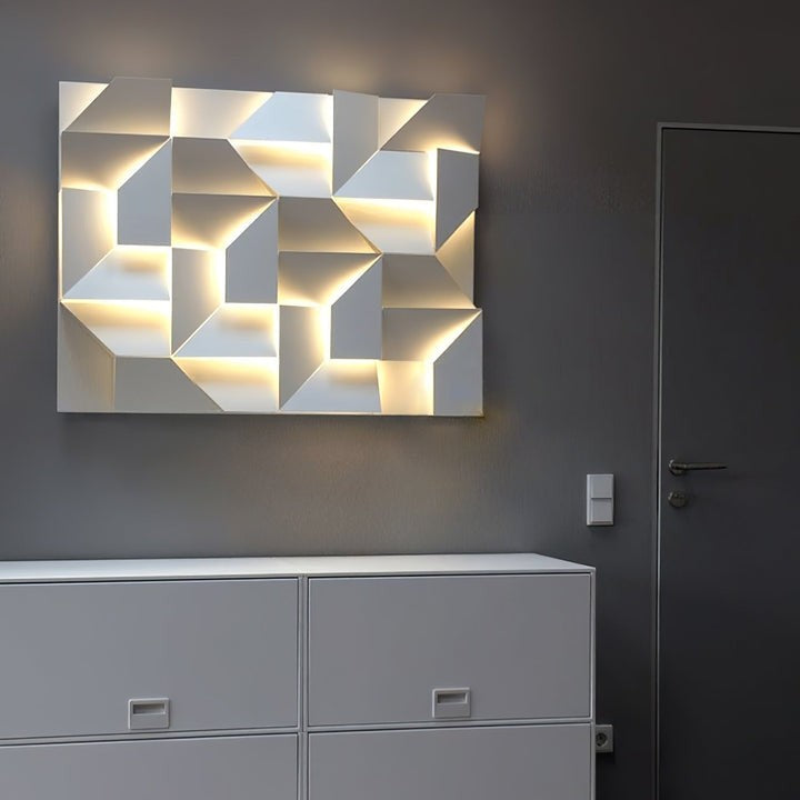 Rechargeable LED Aluminum Wall Sconce in Matte White