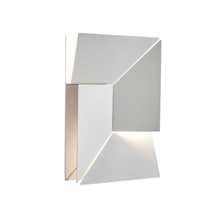 Rechargeable LED Aluminum Wall Sconce in Matte White