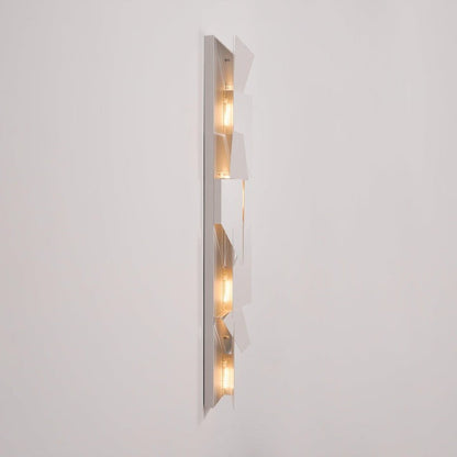 Rechargeable LED Aluminum Wall Sconce in Matte White