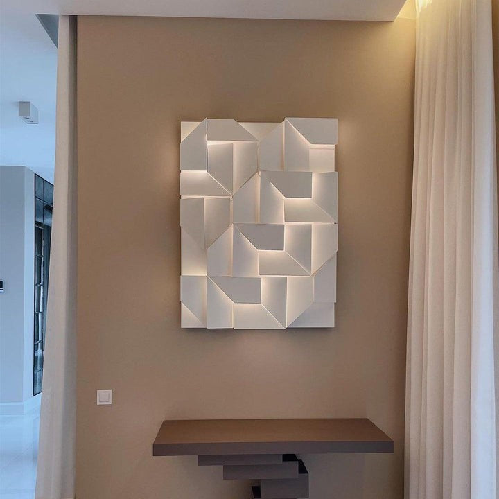 Rechargeable LED Aluminum Wall Sconce in Matte White