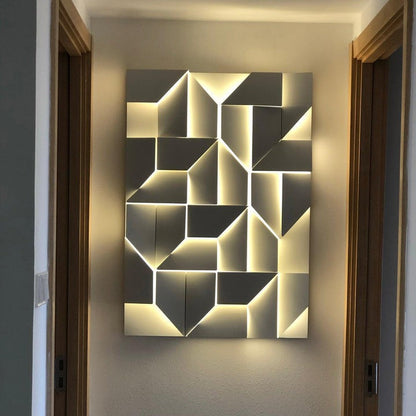 Rechargeable LED Aluminum Wall Sconce in Matte White