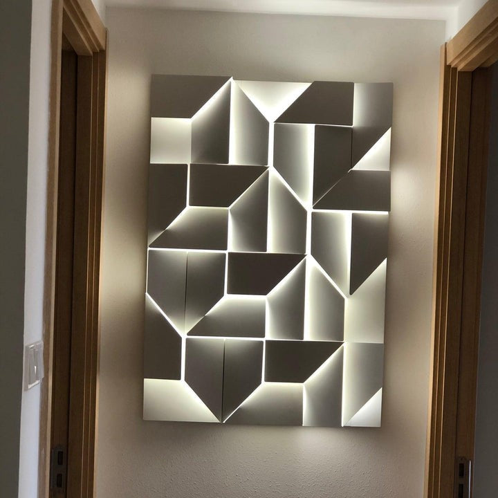 Rechargeable LED Aluminum Wall Sconce in Matte White