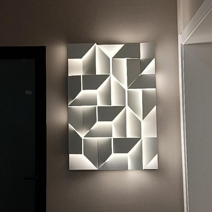 Rechargeable LED Aluminum Wall Sconce in Matte White