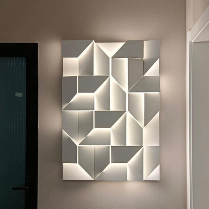Rechargeable LED Aluminum Wall Sconce in Matte White