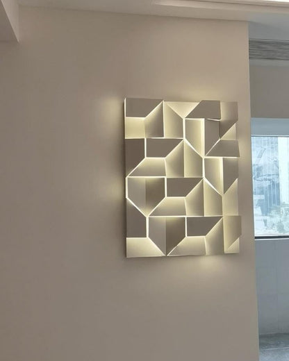 Rechargeable LED Aluminum Wall Sconce in Matte White