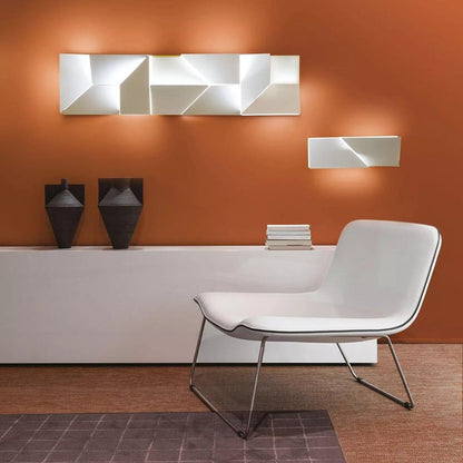 Rechargeable LED Aluminum Wall Sconce in Matte White