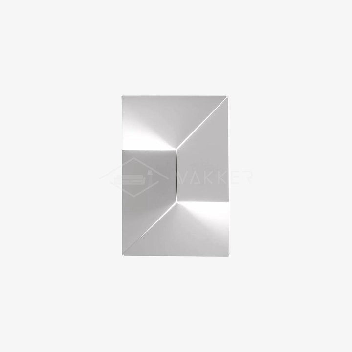 Rechargeable LED Aluminum Wall Sconce in Matte White