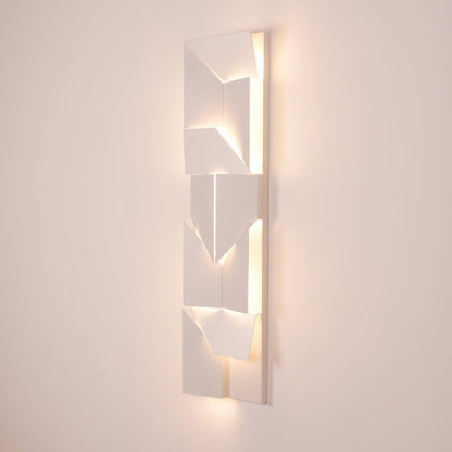 Rechargeable LED Aluminum Wall Sconce in Matte White