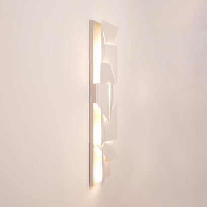 Rechargeable LED Aluminum Wall Sconce in Matte White