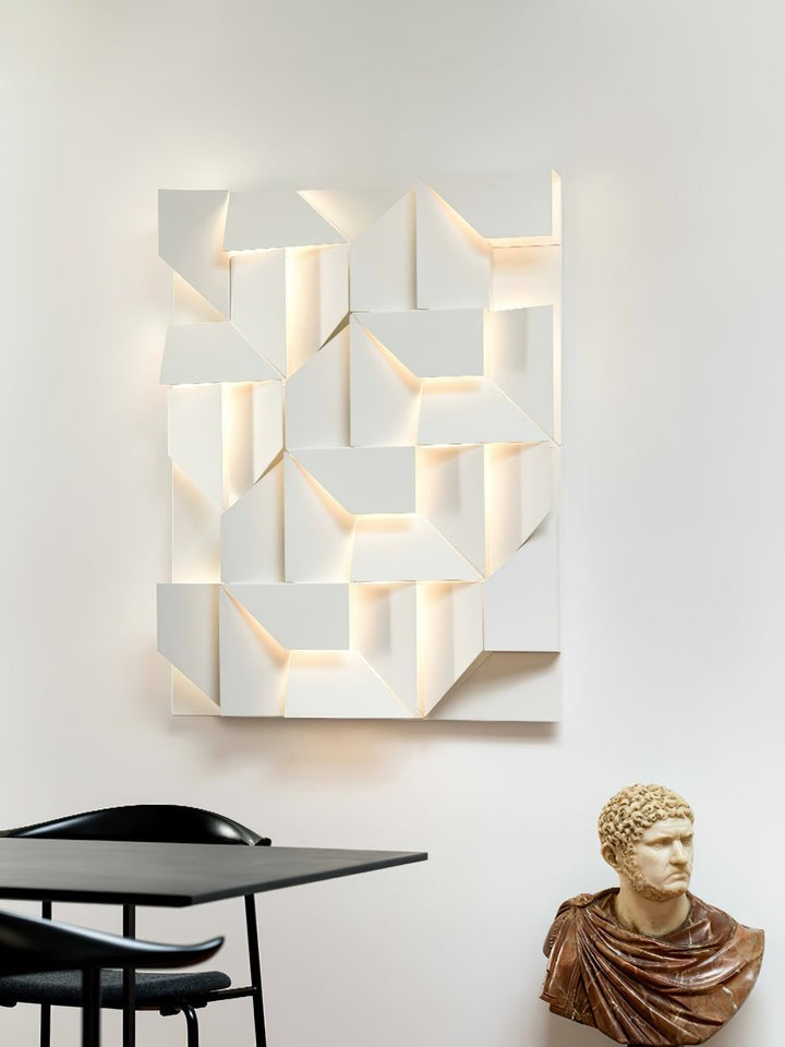 Rechargeable LED Aluminum Wall Sconce in Matte White