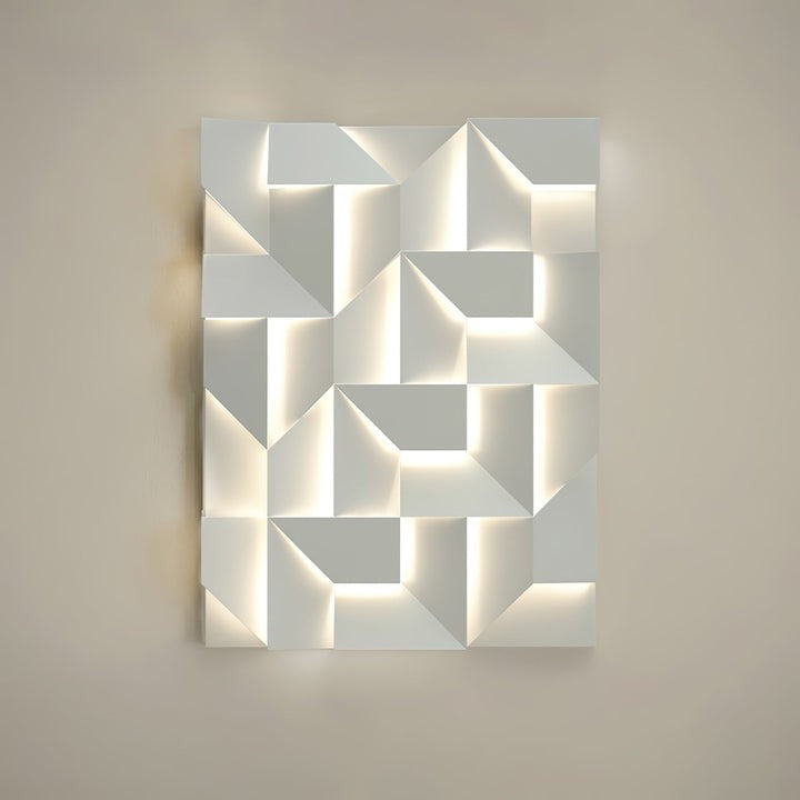Rechargeable LED Aluminum Wall Sconce in Matte White