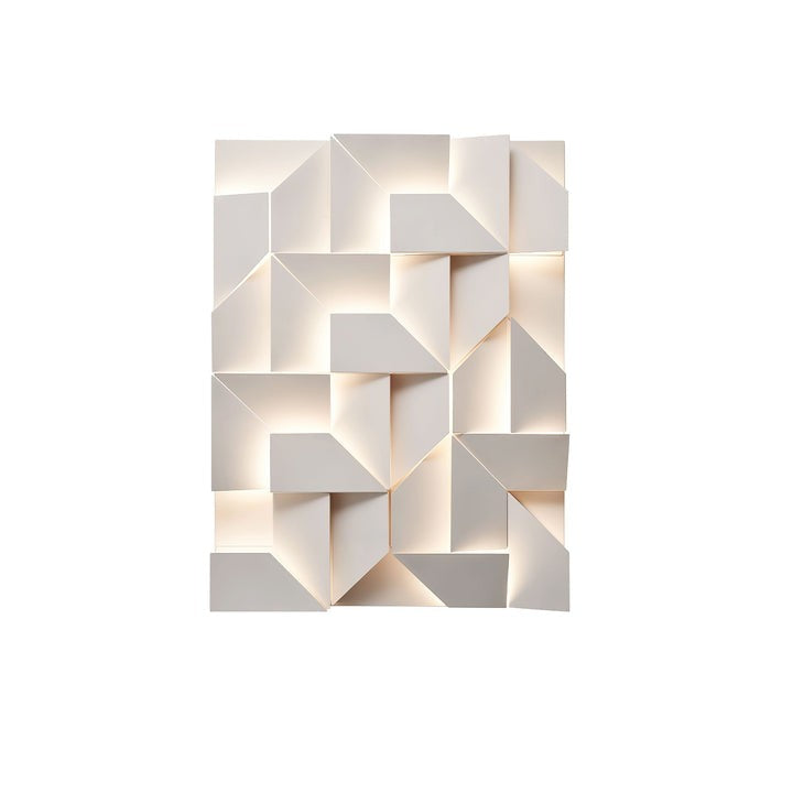 Rechargeable LED Aluminum Wall Sconce in Matte White