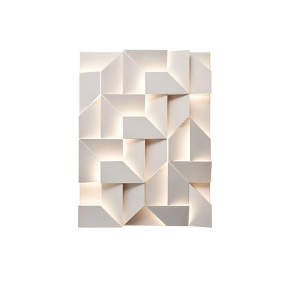 Rechargeable LED Aluminum Wall Sconce in Matte White